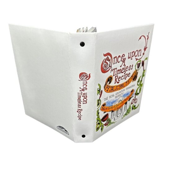 Once Upon A Timeless Recipe Cookbook Petal Education Foundation Ring Binder - Picture 6 of 8